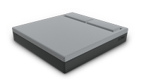 A computer rendering of the SONU Sleep Mattress against a white background & how it can help side-sleepers fall asleep.